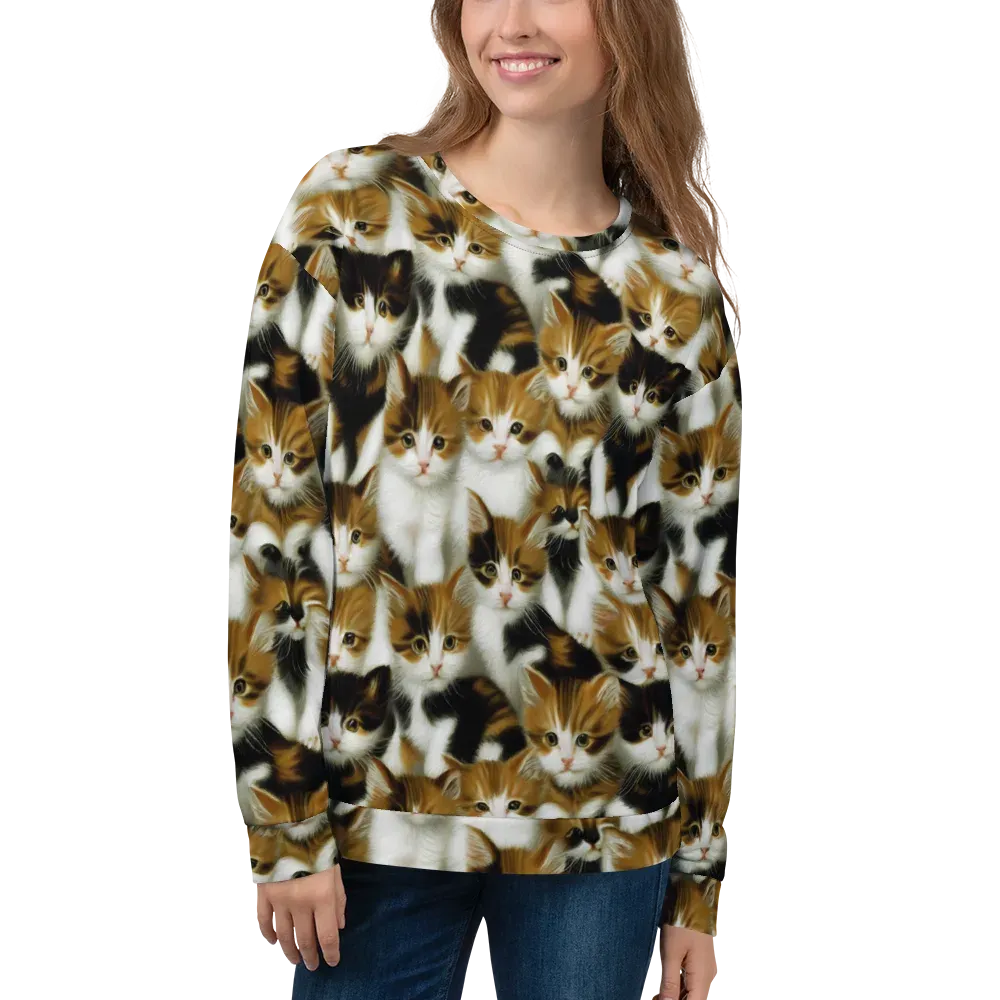 Cuddle Chaos on Sweatshirt — Front