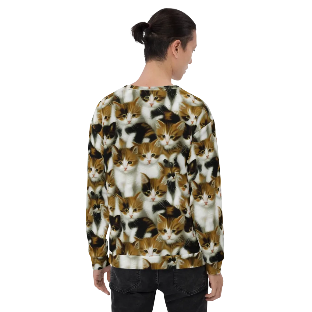 Cuddle Chaos on Sweatshirt — Back