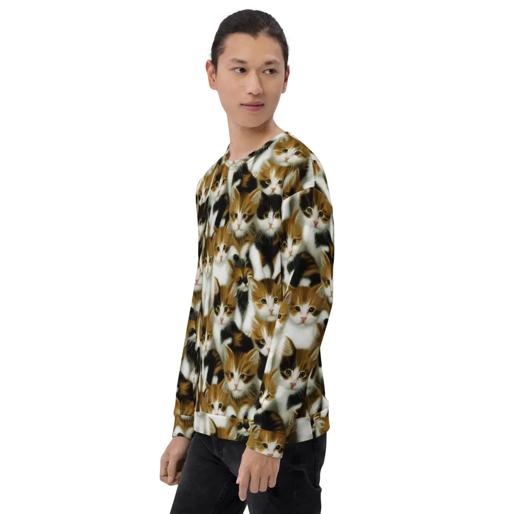 Cuddle Chaos on Sweatshirt — Left Front