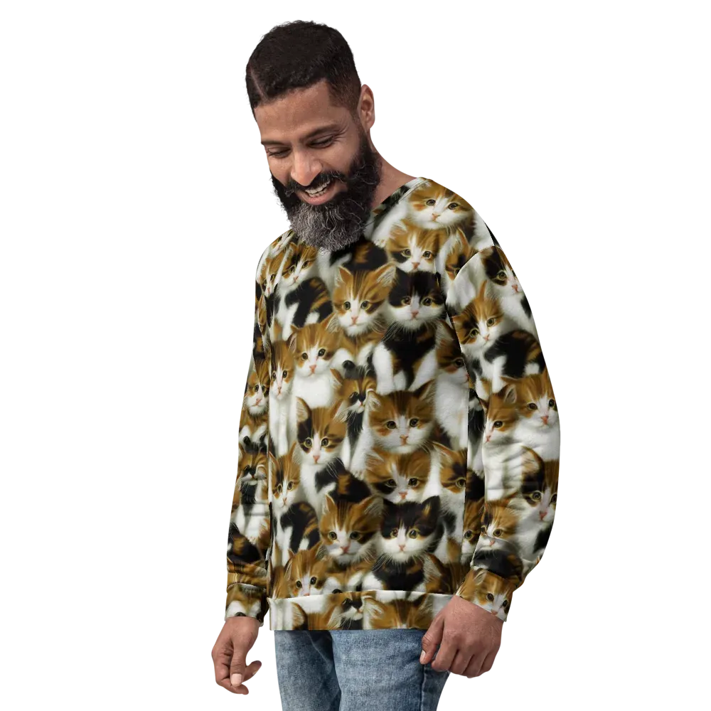 Cuddle Chaos on Sweatshirt — Left Front