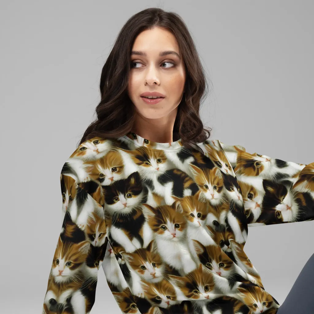 Cuddle Chaos on Sweatshirt — Right Front