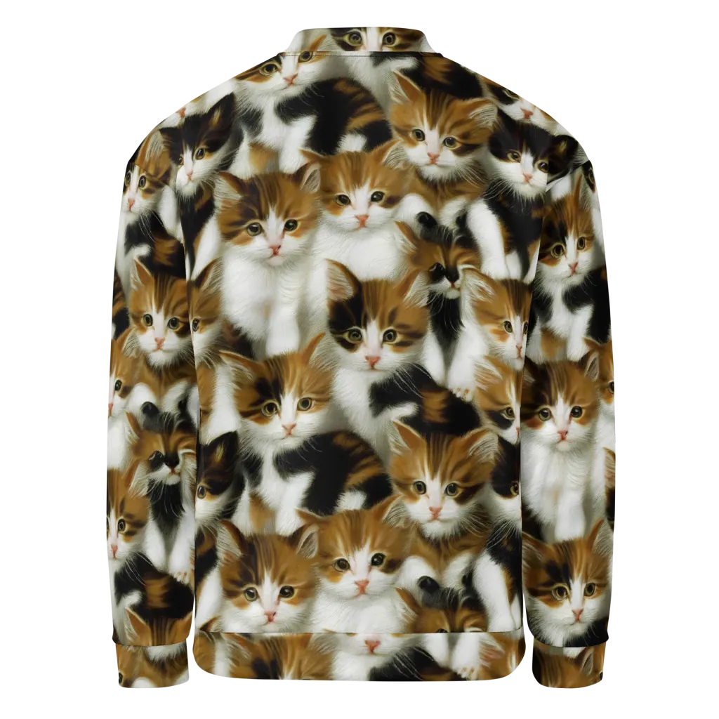 Cuddle Chaos on Bomber Jacket — Back
