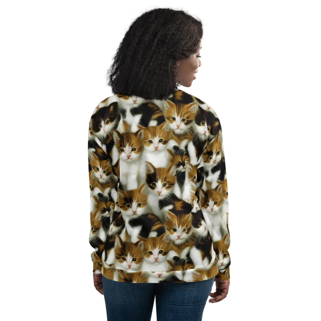 Cuddle Chaos on Bomber Jacket — Back