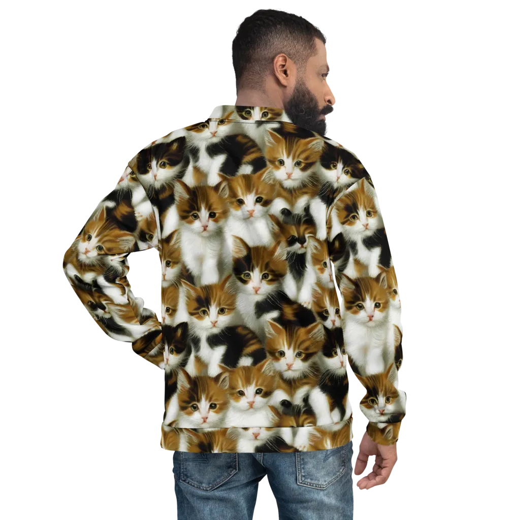 Cuddle Chaos on Bomber Jacket — Back