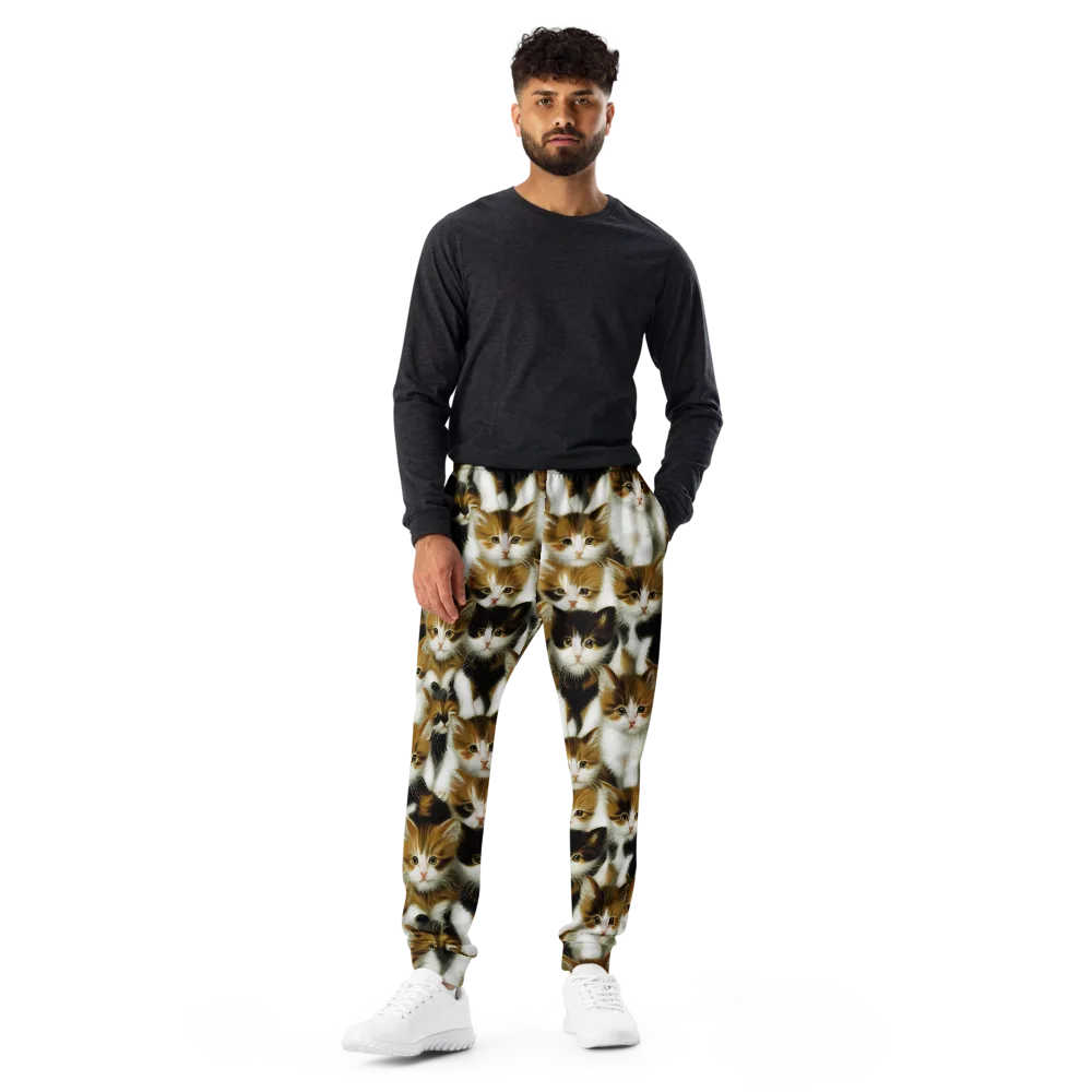 Cuddle Chaos on Men's Joggers — Front