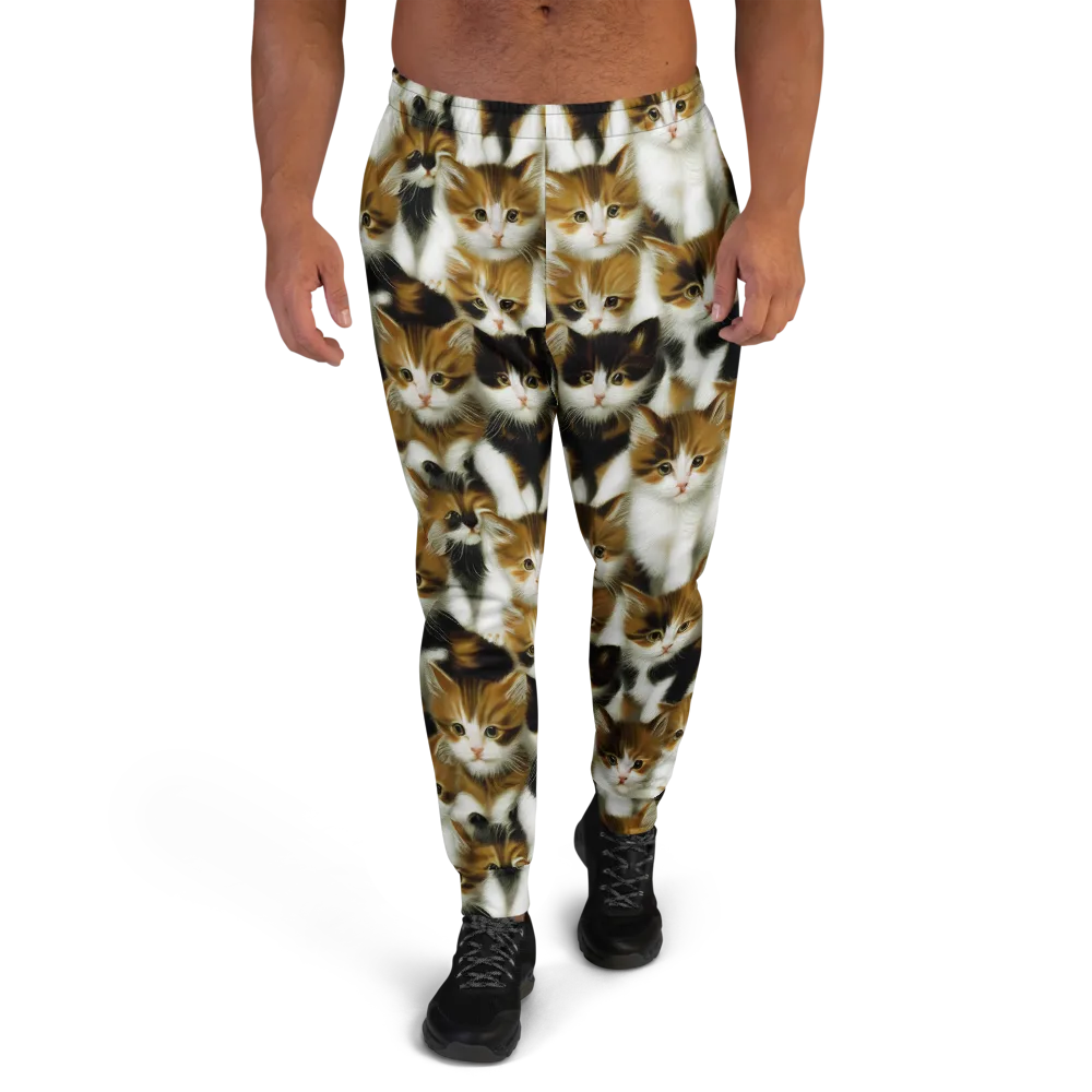 Cuddle Chaos on Men's Joggers — Front