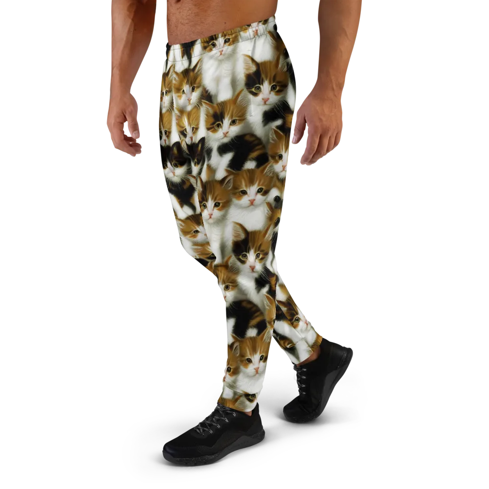 Cuddle Chaos on Men's Joggers — Left