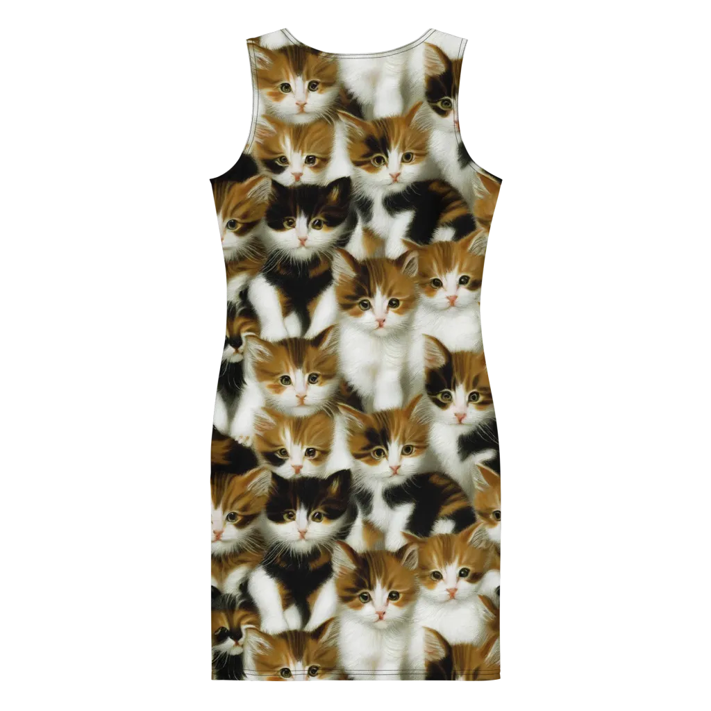 Cuddle Chaos on Bodycon Dress — Back