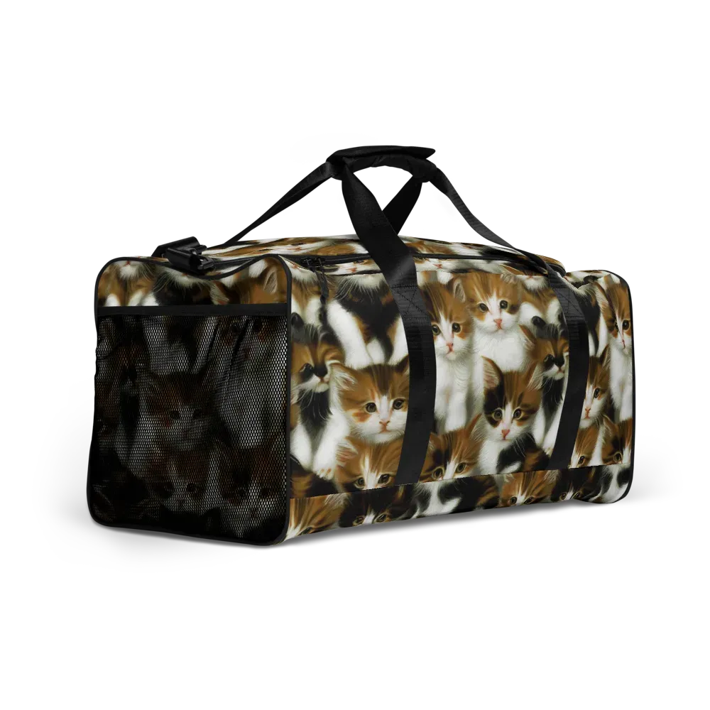 Cuddle Chaos on Duffle Bag — Right Front