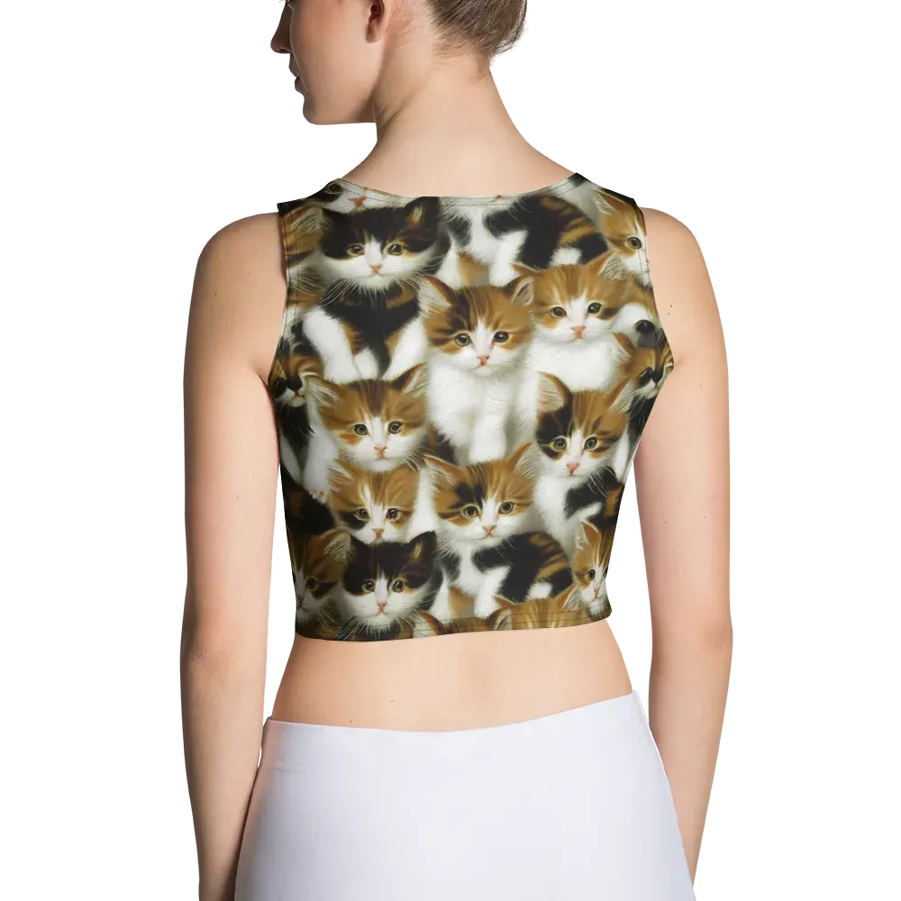 Cuddle Chaos on Crop Top — Back