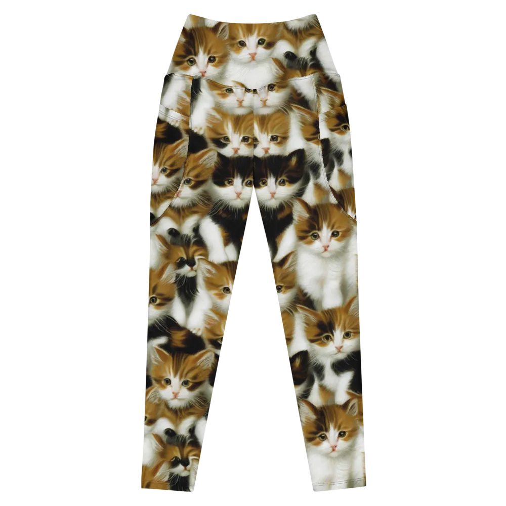 Cuddle Chaos on Leggings with Pockets — Front