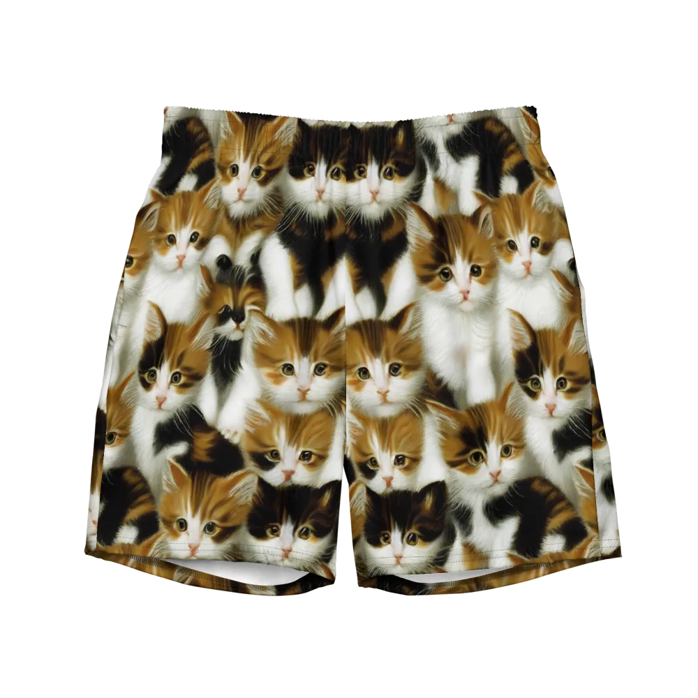 Cuddle Chaos on Swim Trunks — Front