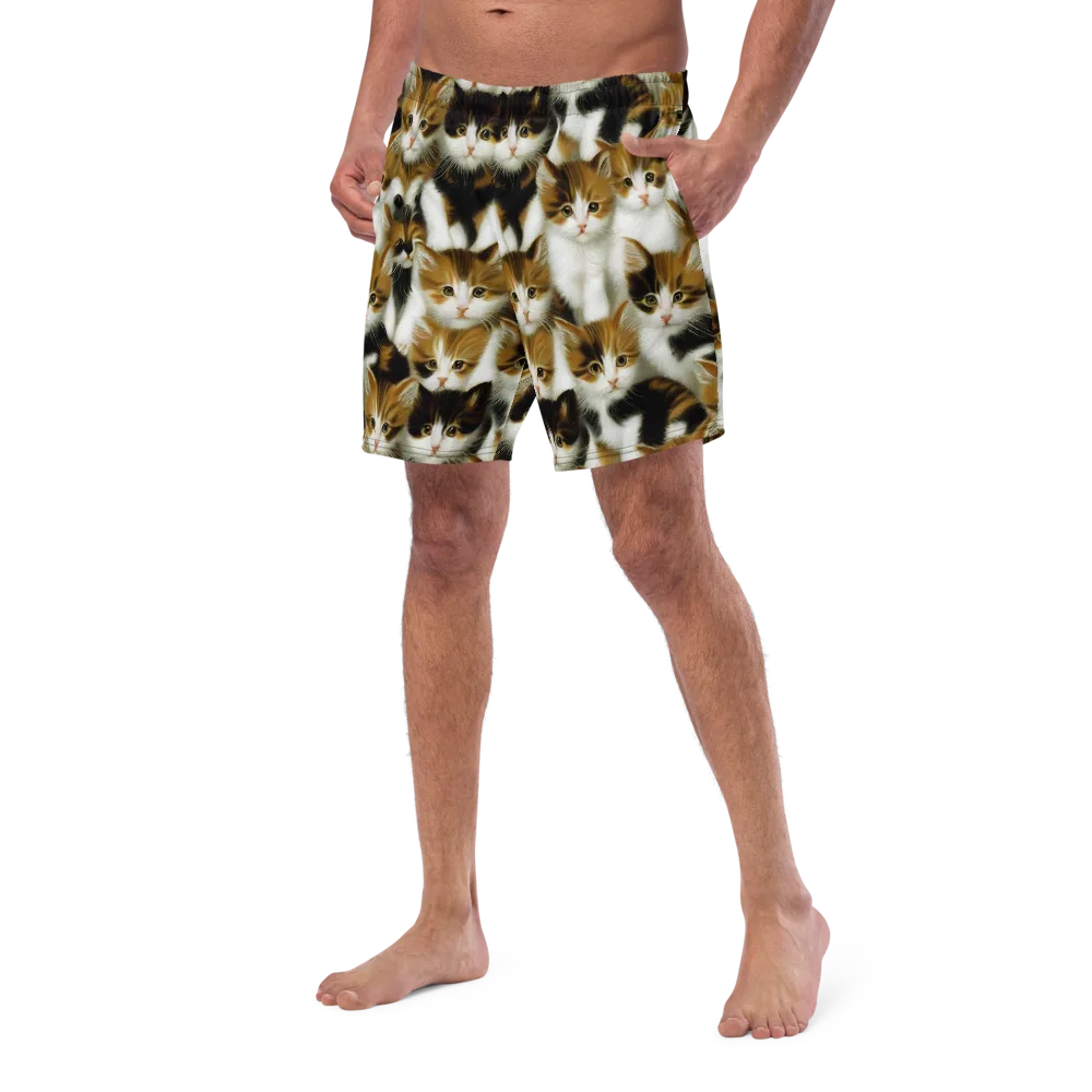 Cuddle Chaos on Swim Trunks — Left Front