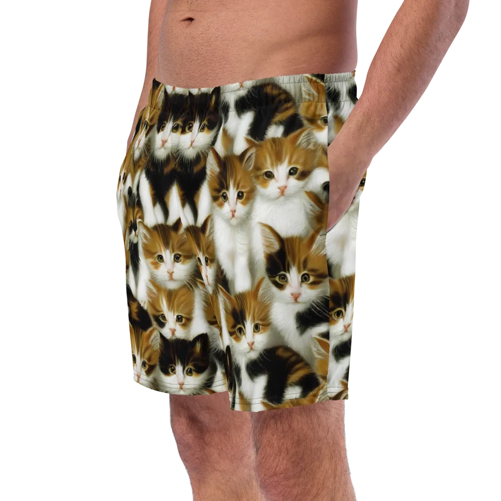Cuddle Chaos on Swim Trunks — Left Front