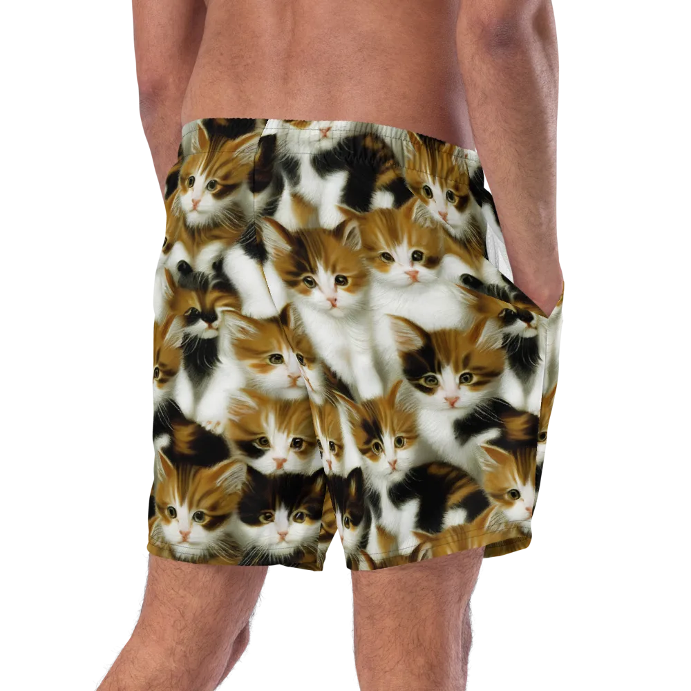 Cuddle Chaos on Swim Trunks — Right Back