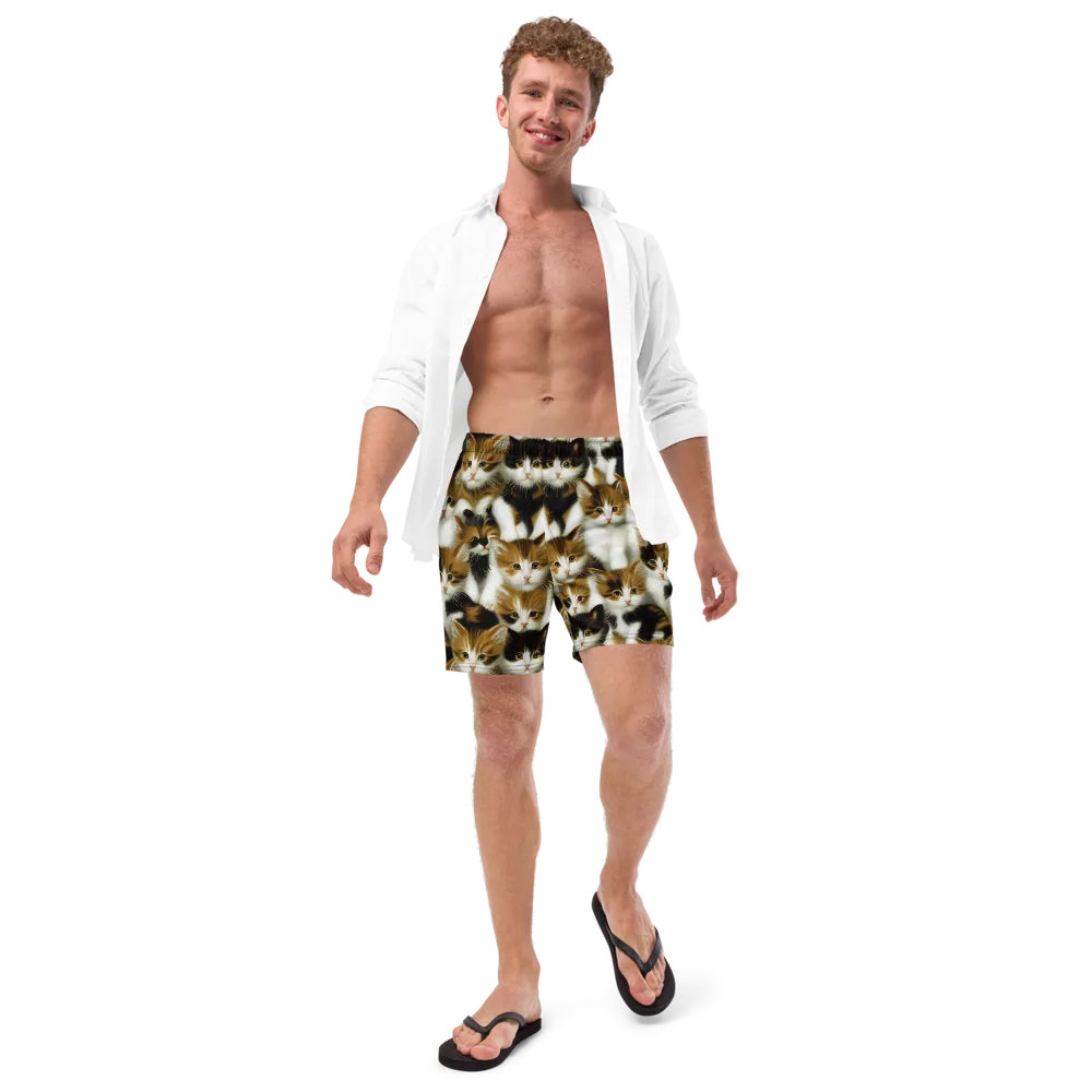 Cuddle Chaos on Swim Trunks — Front