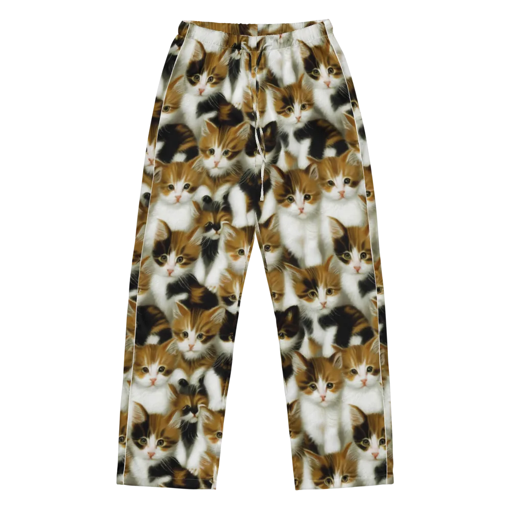 Cuddle Chaos on Women's Pajama Pants — Front