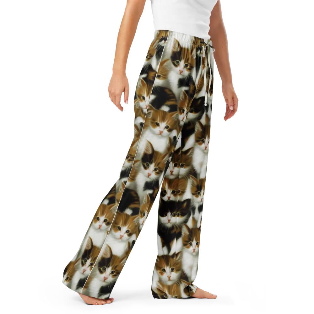 Cuddle Chaos on Women's Pajama Pants — Right Front