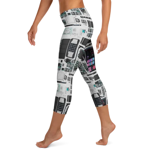 Wired Wonders on a Capri Leggings