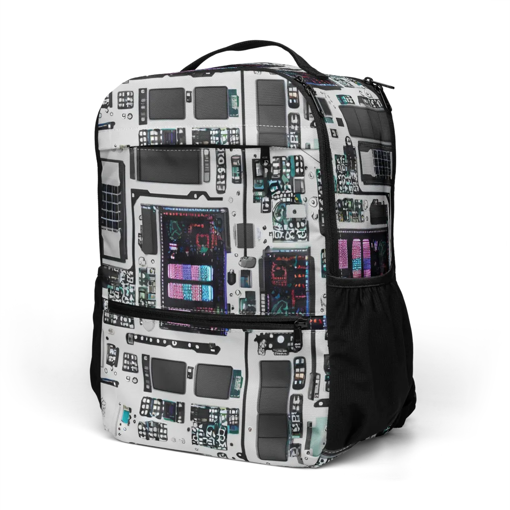 Wired Wonders on Utility Backpack — Left Front