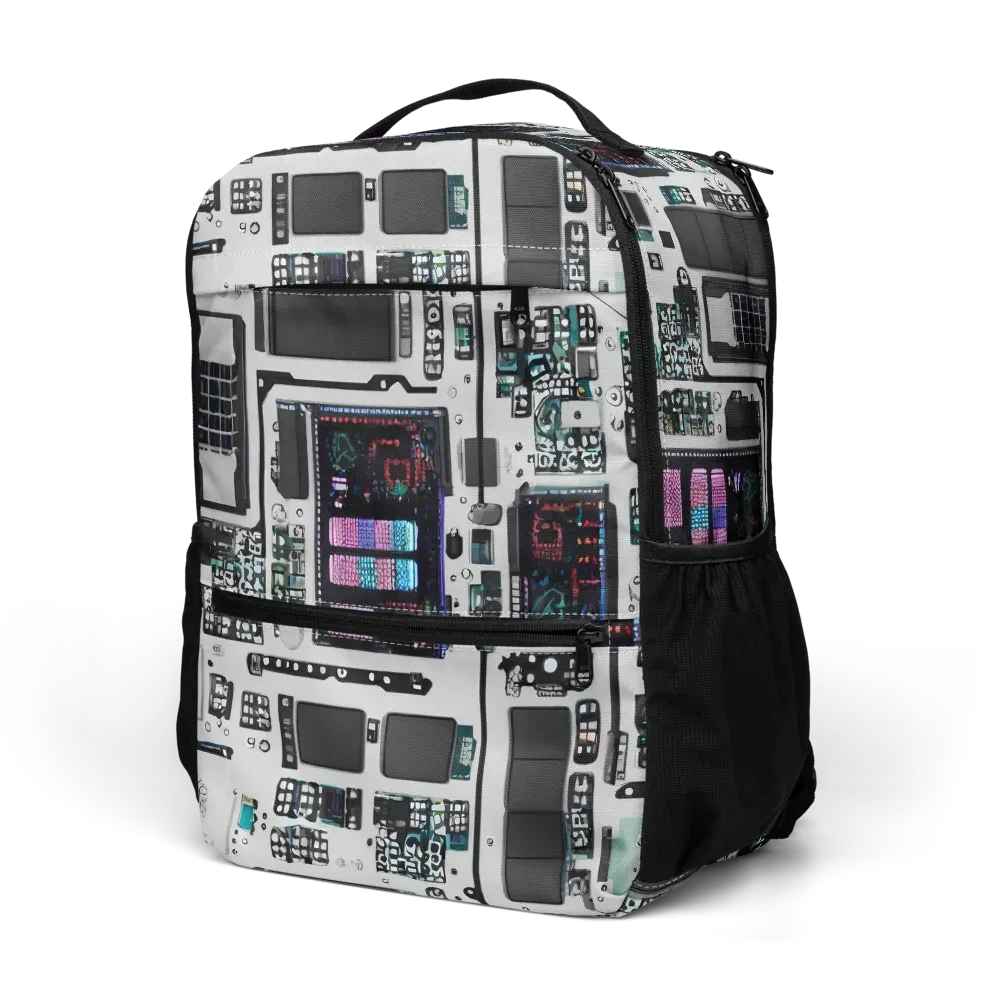 Wired Wonders on Utility Backpack — Left Front