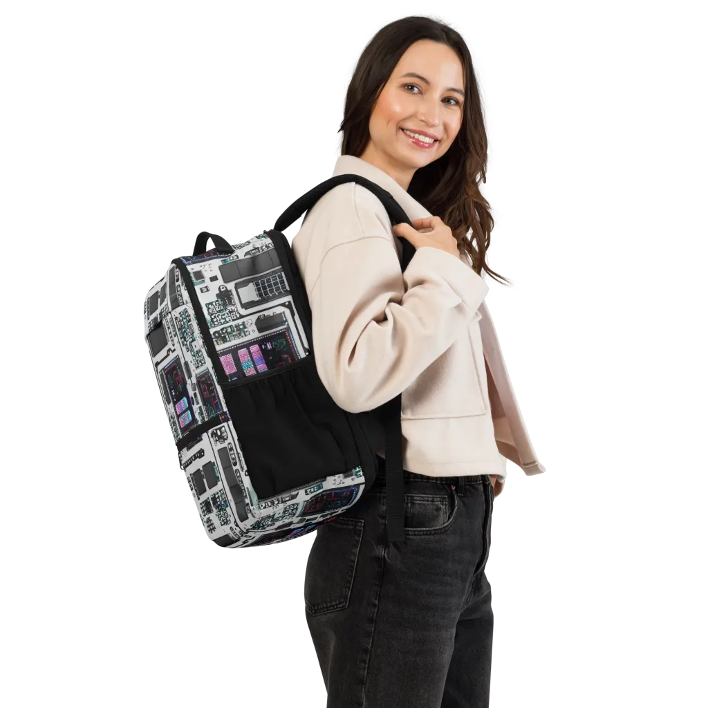 Wired Wonders on Utility Backpack — Right
