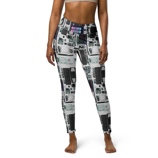 Wired Wonders on a Yoga Leggings