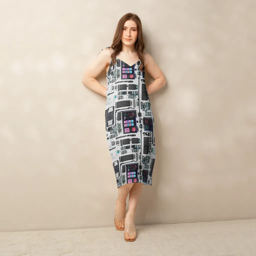 Wired Wonders on Slip Dress — Front