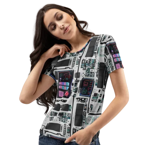 Wired Wonders on a Women's Crew Neck T-Shirt