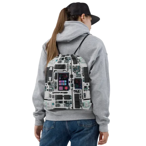 Wired Wonders on a Drawstring Bag