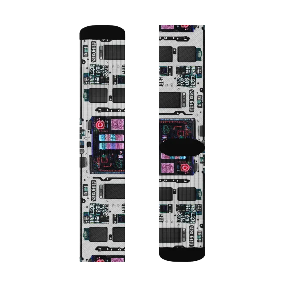 Wired Wonders on Socks — Right Sock