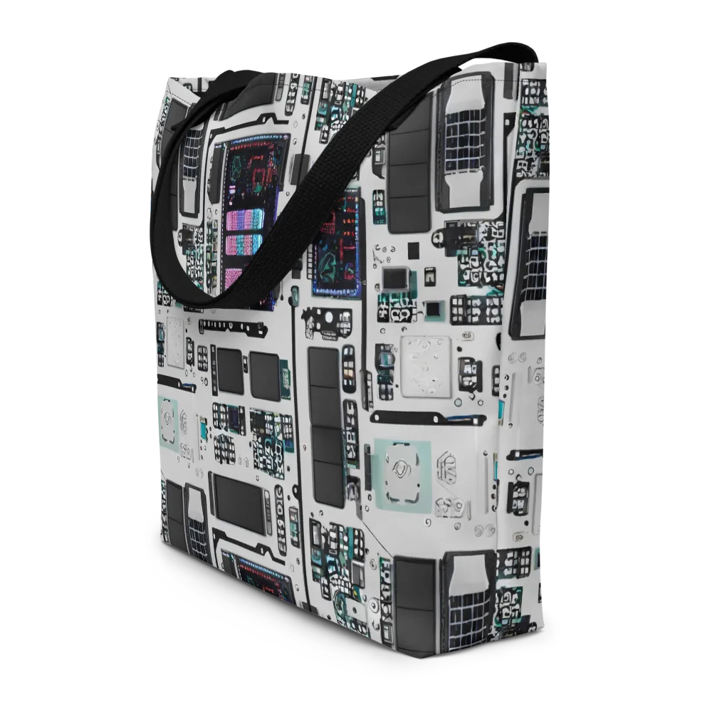 Wired Wonders on Large Tote Bag W/ Pocket — Front