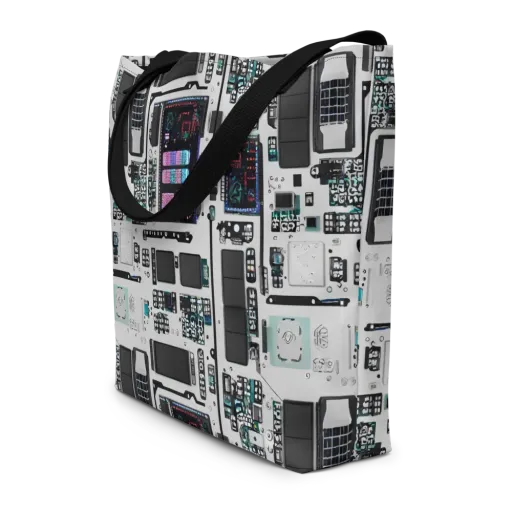 Wired Wonders on a Large Tote Bag W/ Pocket