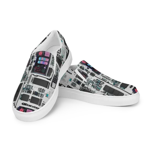 Wired Wonders on a Women's Slip-On Canvas Shoes