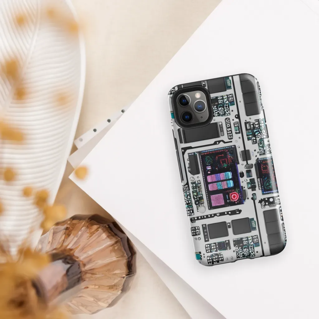 Wired Wonders on Tough Case for iPhone® — Front