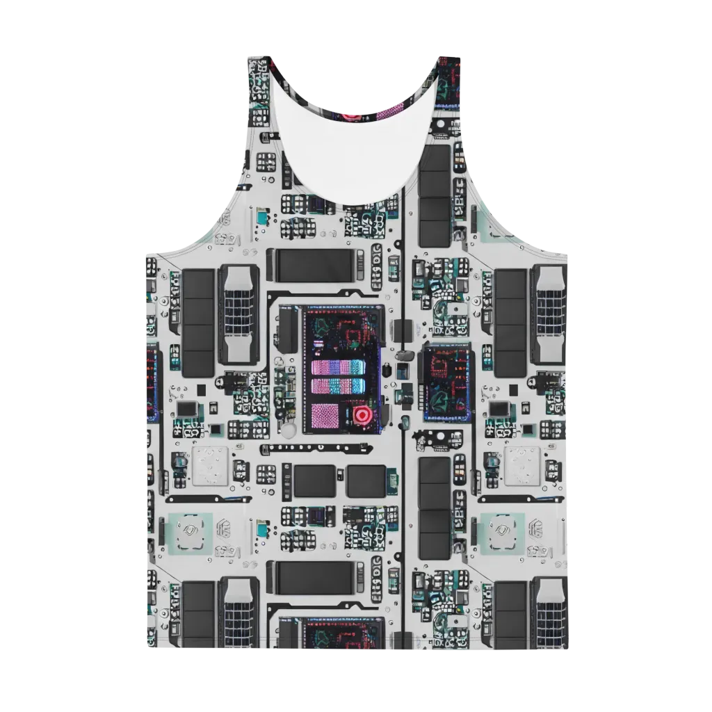 Wired Wonders on Men's Tank Top — Front