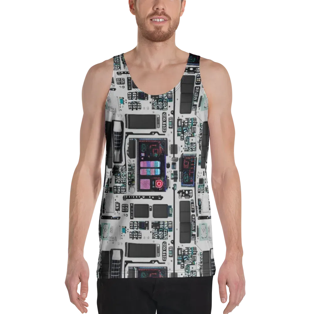 Wired Wonders on Men's Tank Top — Front