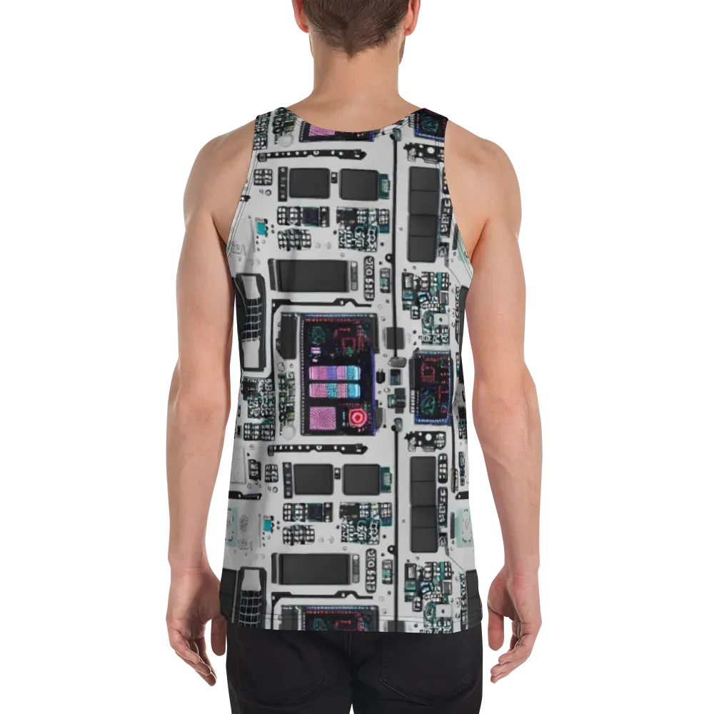 Wired Wonders on Men's Tank Top — Back