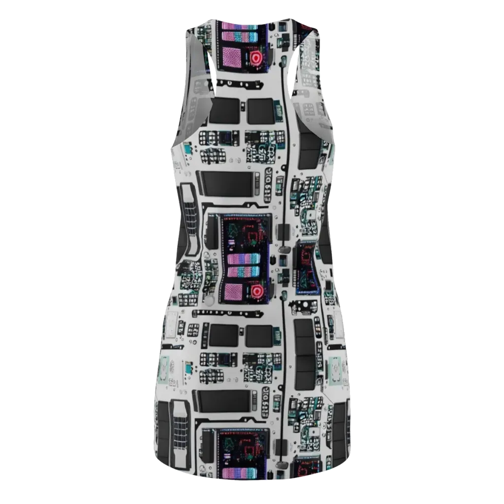 Wired Wonders on Racerback Dress — Back