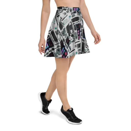Wired Wonders on a Skater Skirt