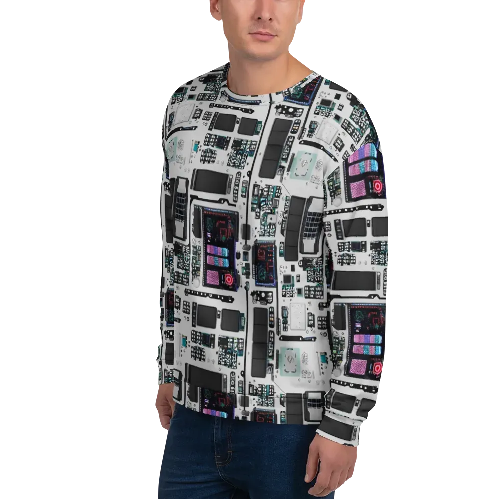 Wired Wonders on Sweatshirt — Left Front
