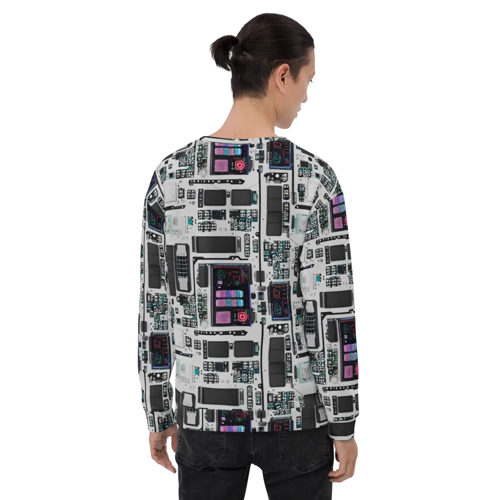 Wired Wonders on Sweatshirt — Back