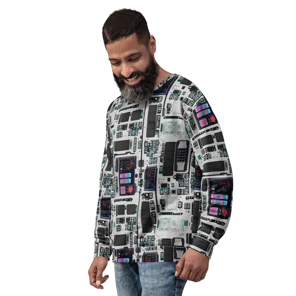 Wired Wonders on Sweatshirt — Left Front