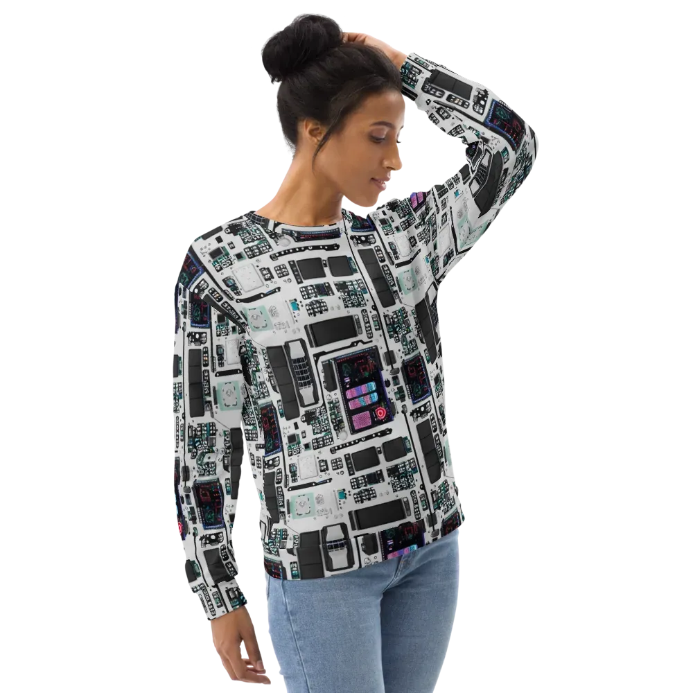 Wired Wonders on Sweatshirt — Right Front