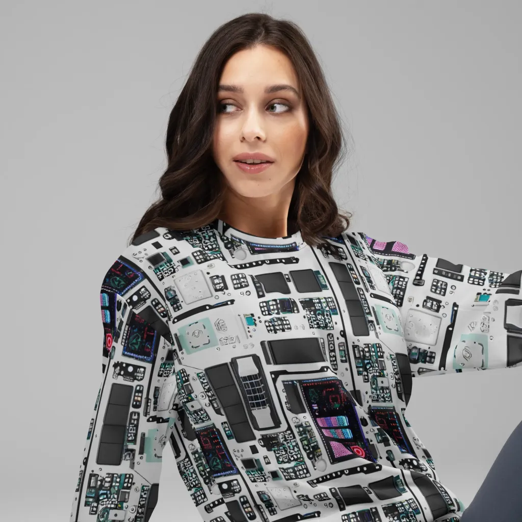 Wired Wonders on Sweatshirt — Right Front