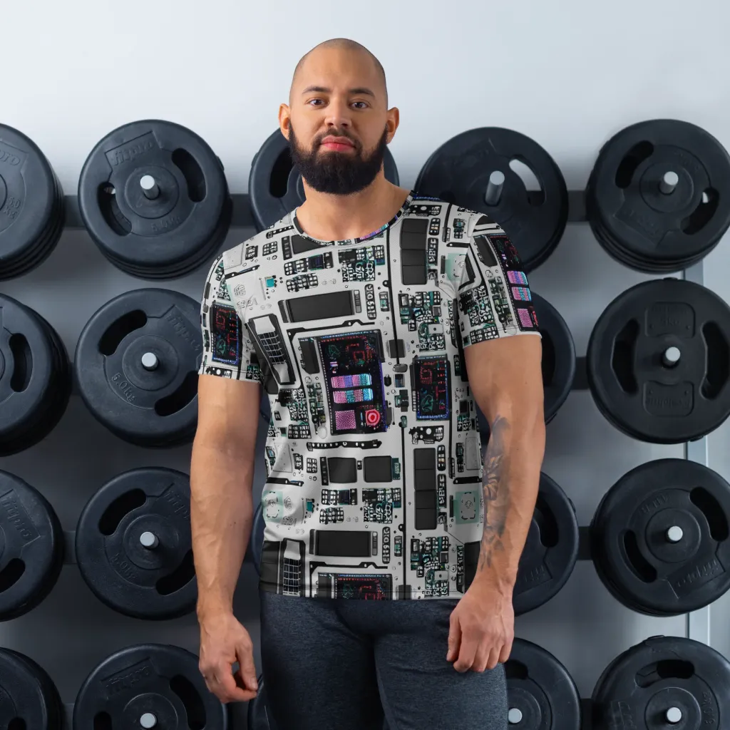 Wired Wonders on Men's Athletic T-Shirt — Front