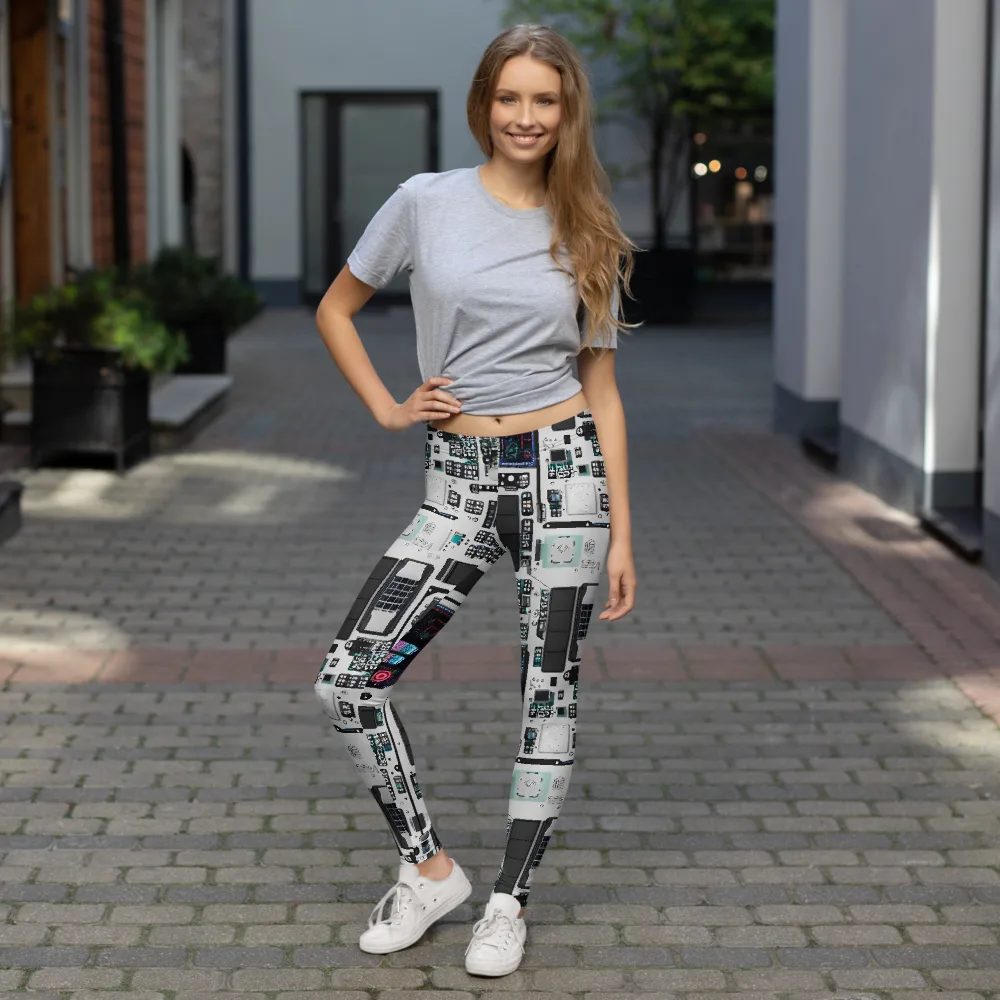 Wired Wonders on Leggings — Front