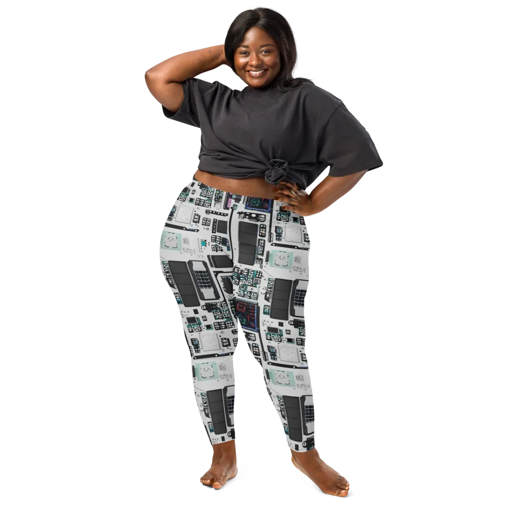 Wired Wonders on Leggings — Front