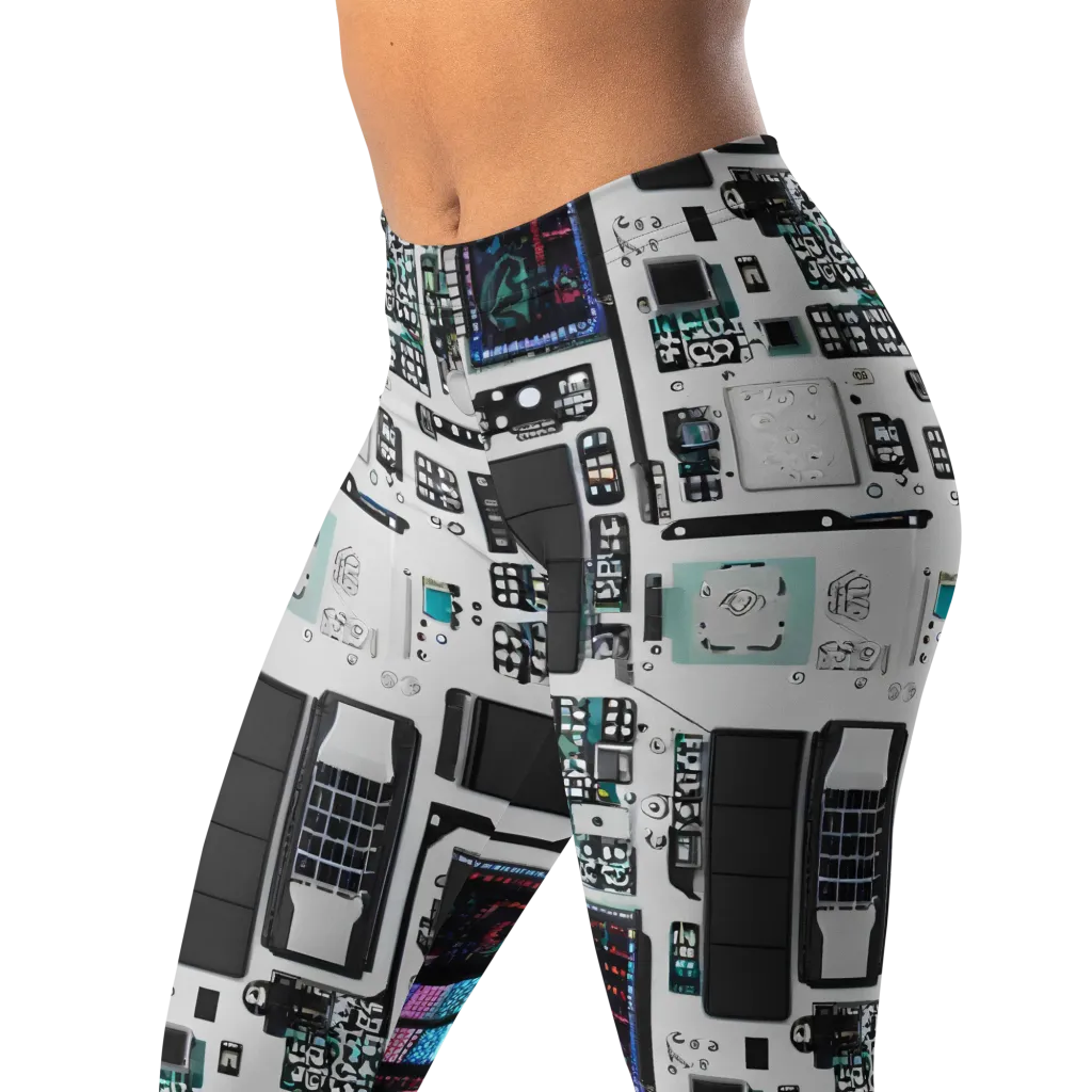 Wired Wonders on Leggings — Left Front