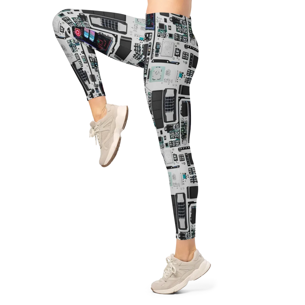 Wired Wonders on Leggings — Left